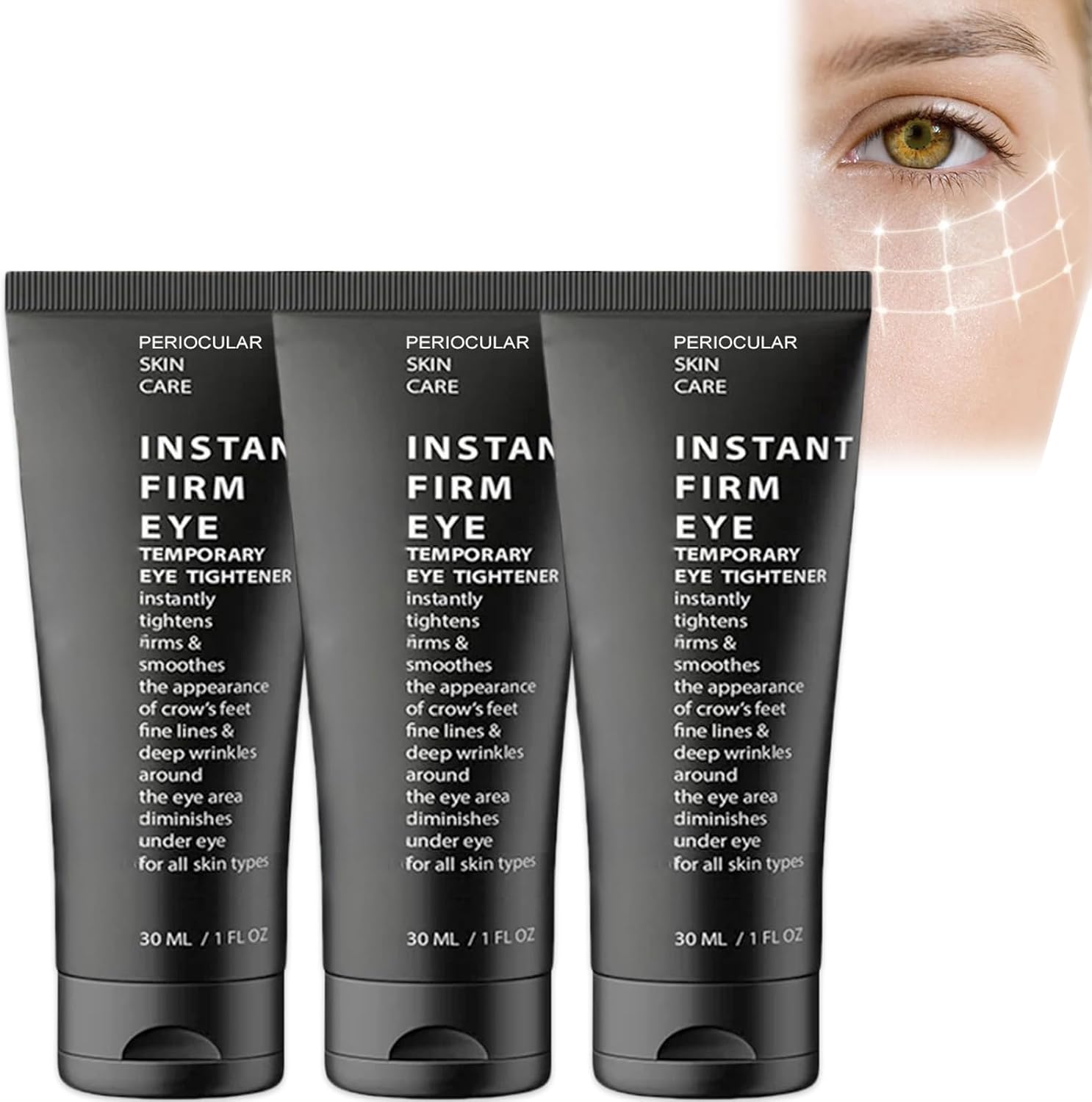 Instant Firm Eyes, Instant Eye Tightener, Eye Bag Cream, Instant Firm Eye Cream, Eye Cream voor verstevigt en gladder, vermindert wallen (3)