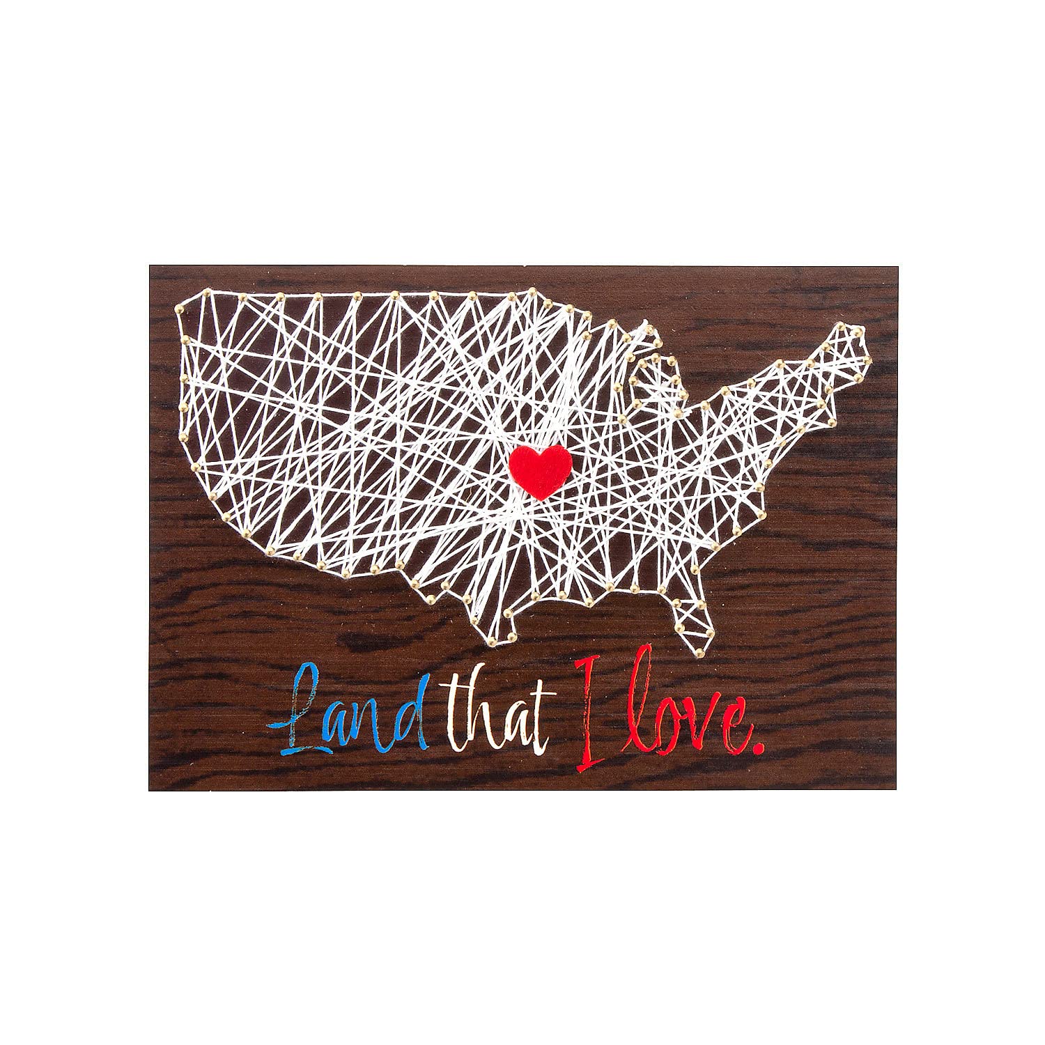 Fun Express USA String Art Craft, Makes 1