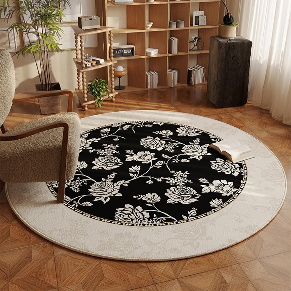 Tapis ronds antidérapants 180 cm protection chaise de bureau