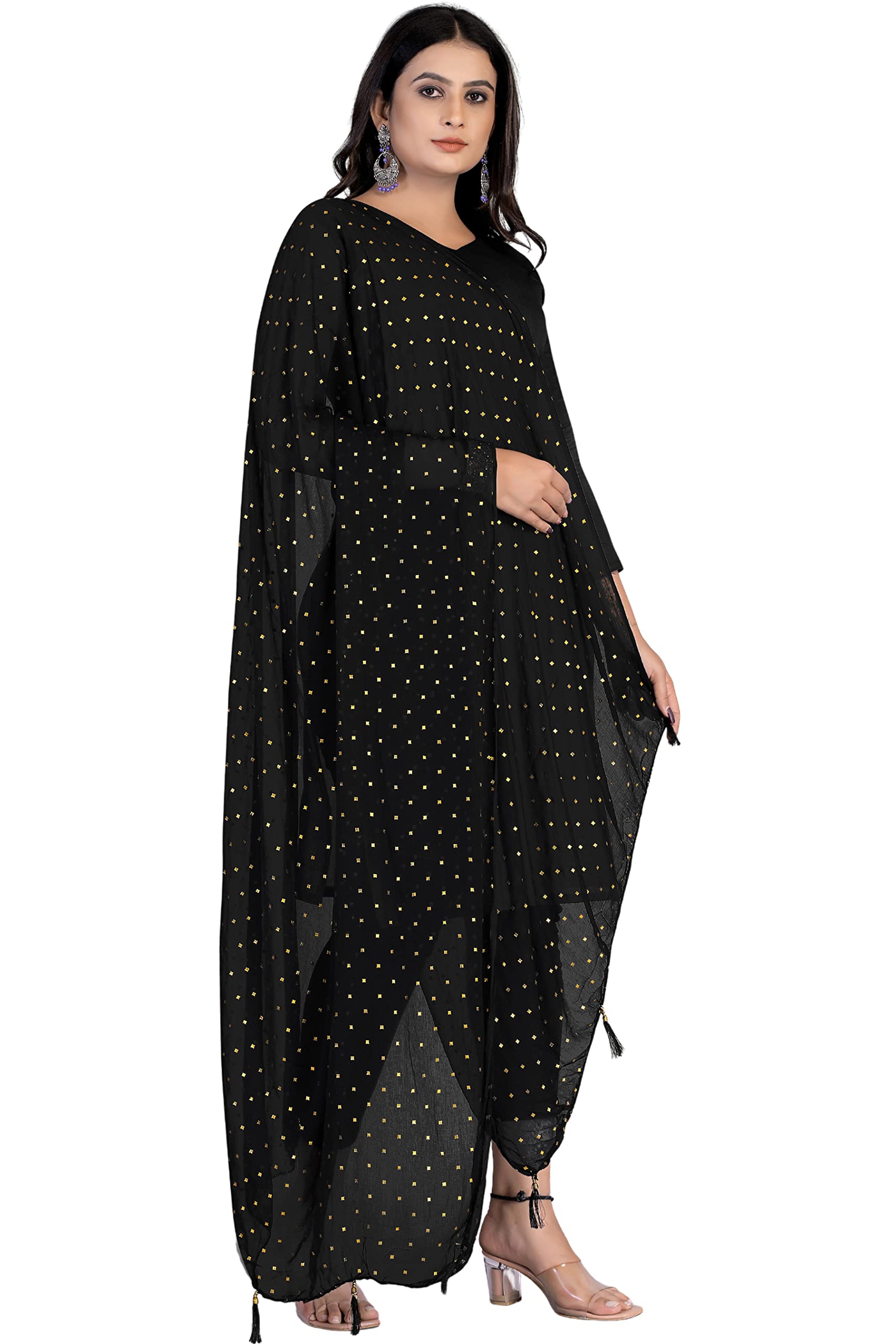 kemza Women's Printed Chiffon Dupatta-picture-10