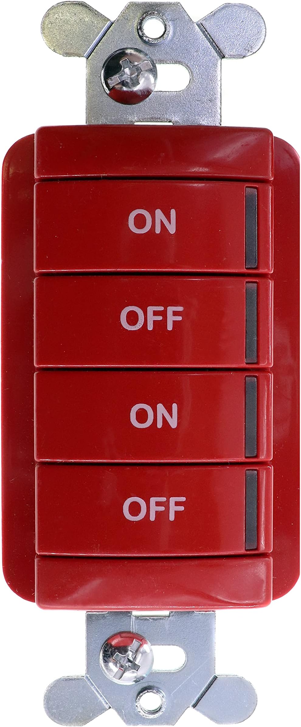 SPODM-2P-RD nLight SwitchPod Control, 2-Button, 12/24-Vdc, Red