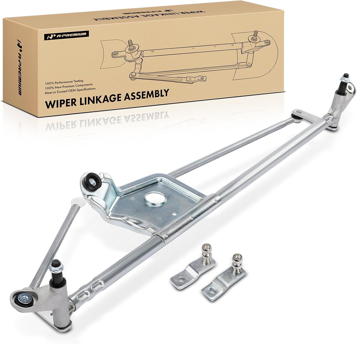 A-Premium Front Windshield Wiper Linkage Compatible with Ford Expedition 2003-2014 & Lincoln Navigator 2003-2008