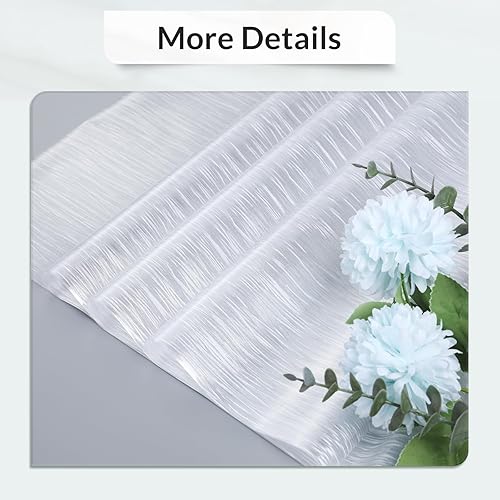 Miniatura 8 de LUTE Película de privacidad para ventana, película de vidrio esmerilado, adhesivo decorativo para ventana, adhesivo estático, bloqueo solar,