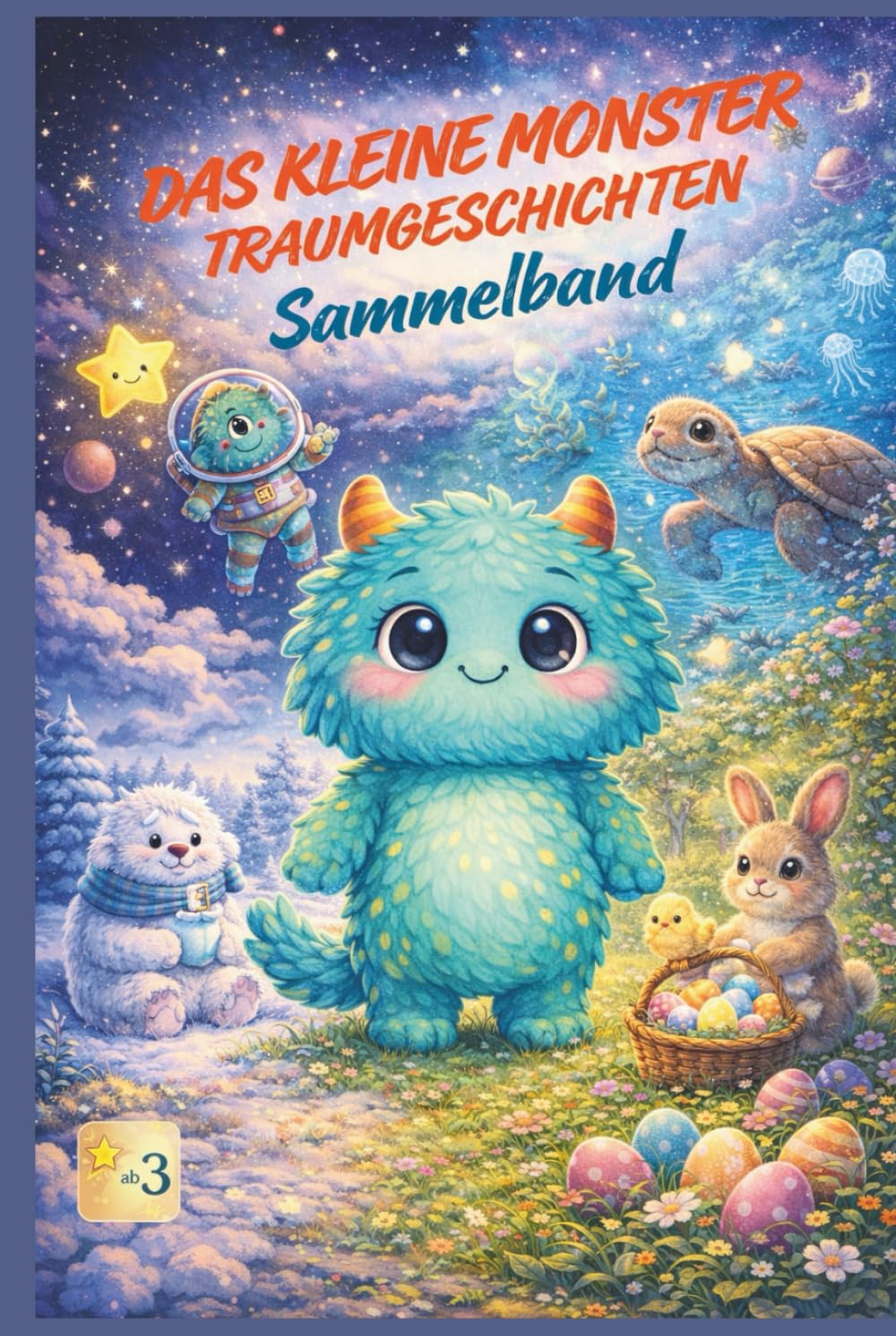 Das kleine Monster – Traumgeschichten: Sammelband mit vier ruhigen Traumreisen zum Einschlafen für Kinder ab 3 Jahren.