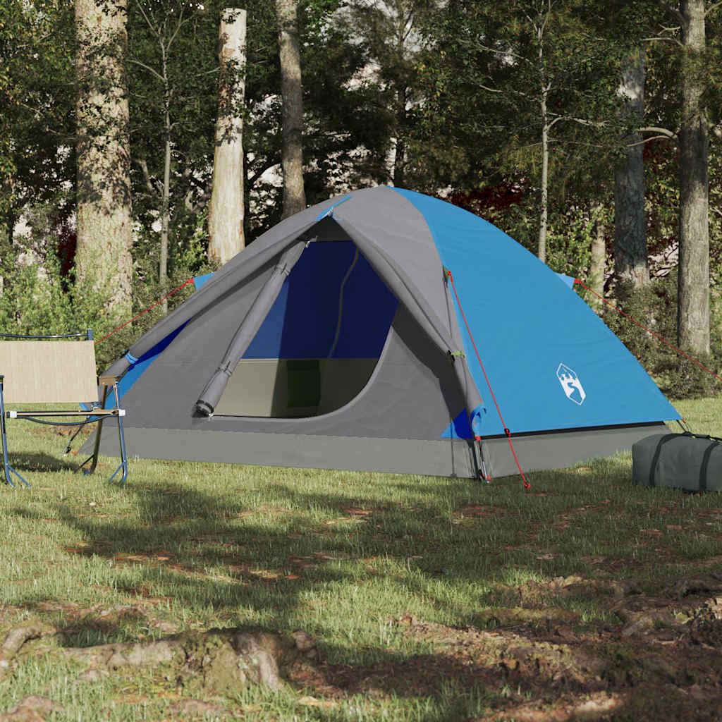 Genérico Tienda de campaña iglú para 6 Personas Impermeable Azul,Deportes,Actividades al Aire Libre,Camping y Senderismo,Tiendas de campaña-94413