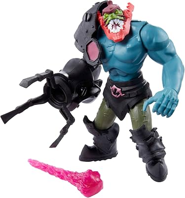 Masters of the Universe – He-Man e The Masters of the Universe, Personaggio Trap Jaw Snodato con Potente Mossa d’Attacco e Accessori, Giocattolo per Bambini 4+ Anni, HBL69