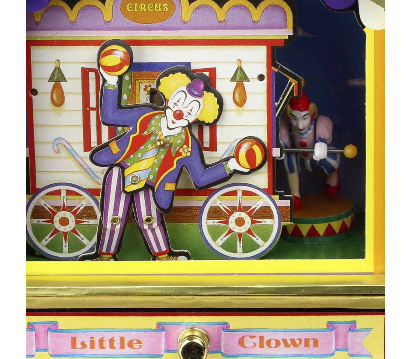 Lutèce Créations Wooden animated music box/musical box on the