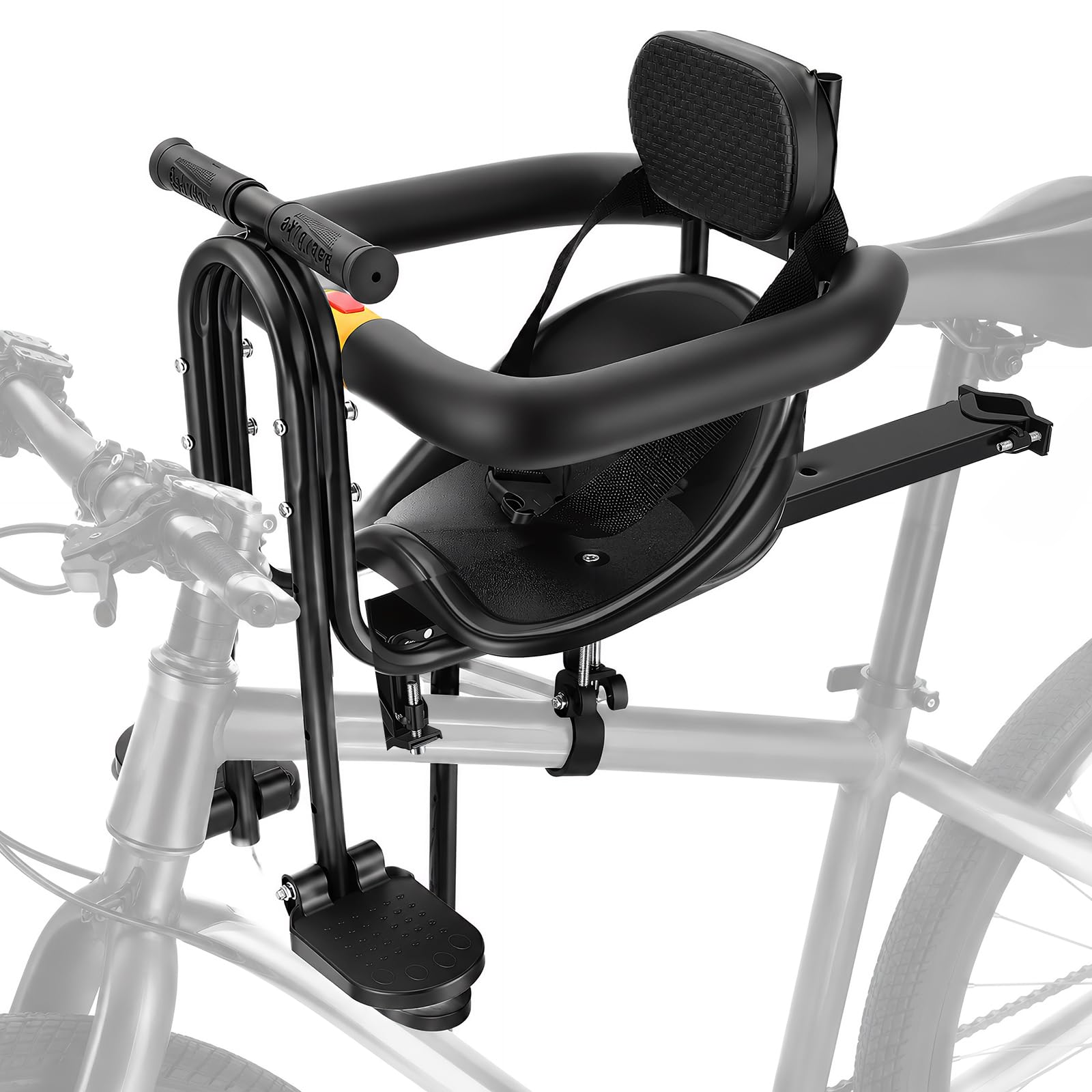Bicycle Front Seat Front Mounted Child Bike Seat 2-5 Years 55lb