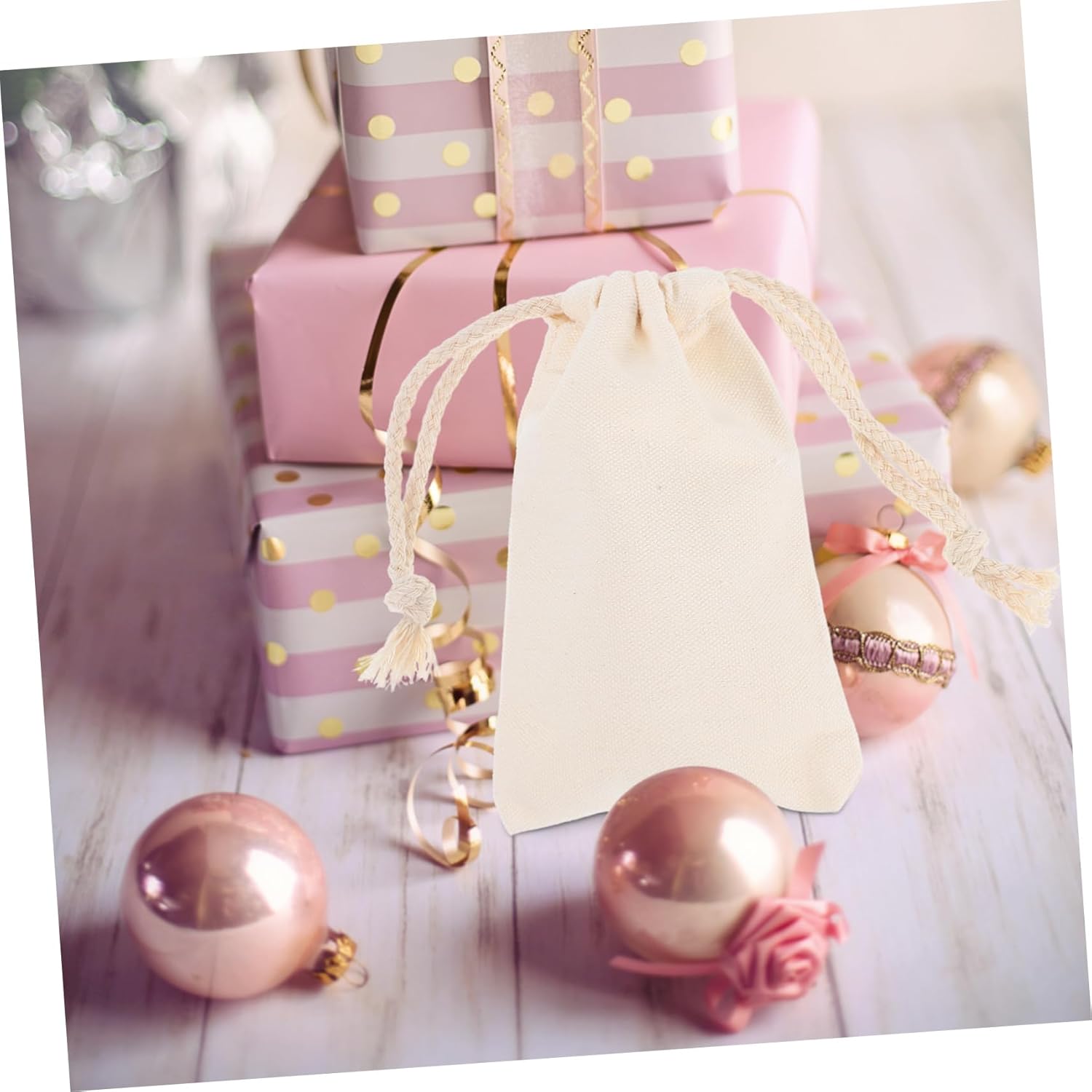 Cabilock 50pcs Drawstring Bags Versatile Party Favor Pouches for Weddings Home Storage Jewelry and Candy Convenient Design for Easy Organization