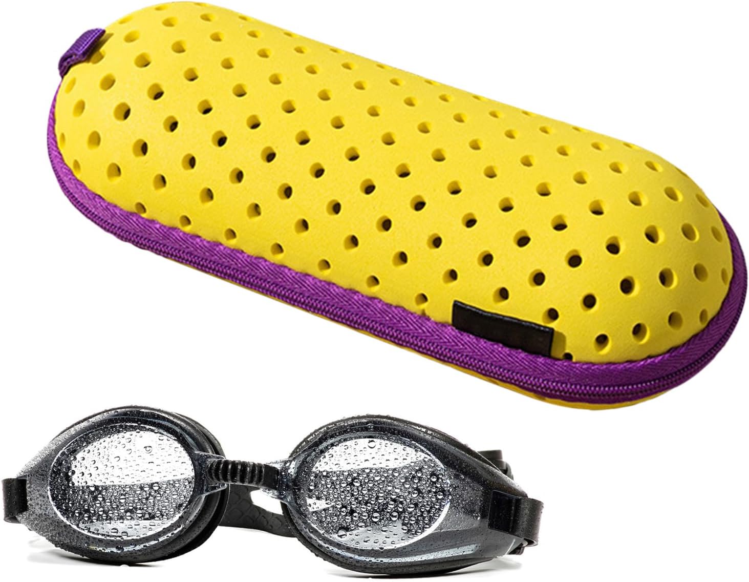 Swimming Goggle Case - Sunglasses Protective Container - Anti-Fog Protective Goggle Cover for Swim Pool & Travel Portable Safety Storage for Sports Accessories