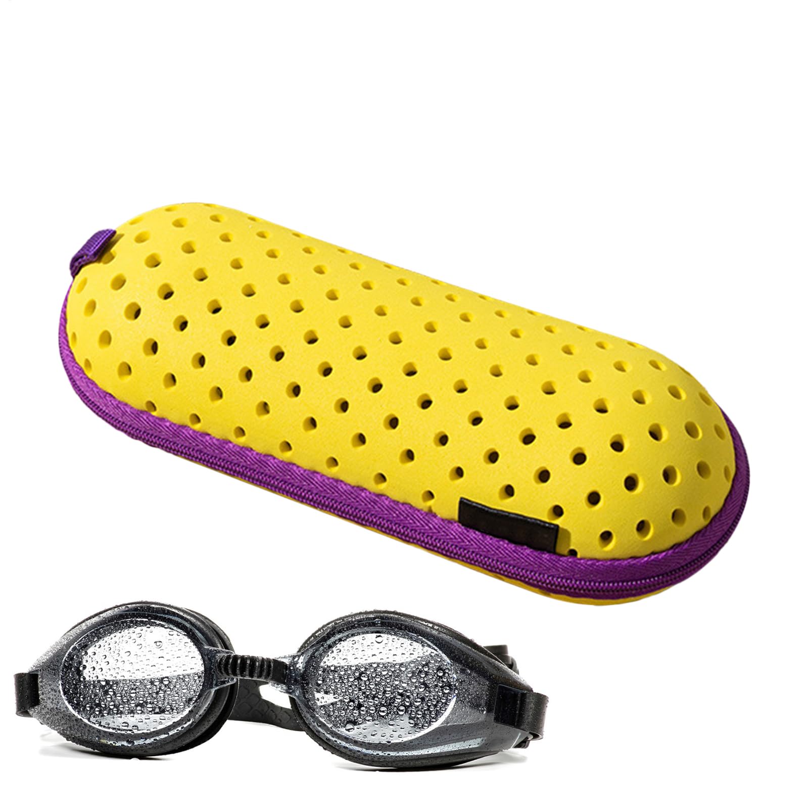 Swimming Goggle Case - Sunglasses Protective Container - Anti-Fog Protective Goggle Cover for Swim Pool & Travel Portable Safety Storage for Sports Accessories