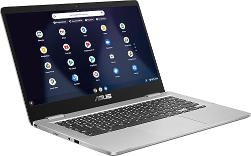 Miniatura 2 de Asus Computadora portátil C423NA Chromebook 14 FHD de 14 pulgadas, procesador Intel Celeron N3350, 8 GB LPDDR4 RAM, 64 GB eMMC, WiFi 802.11AC,