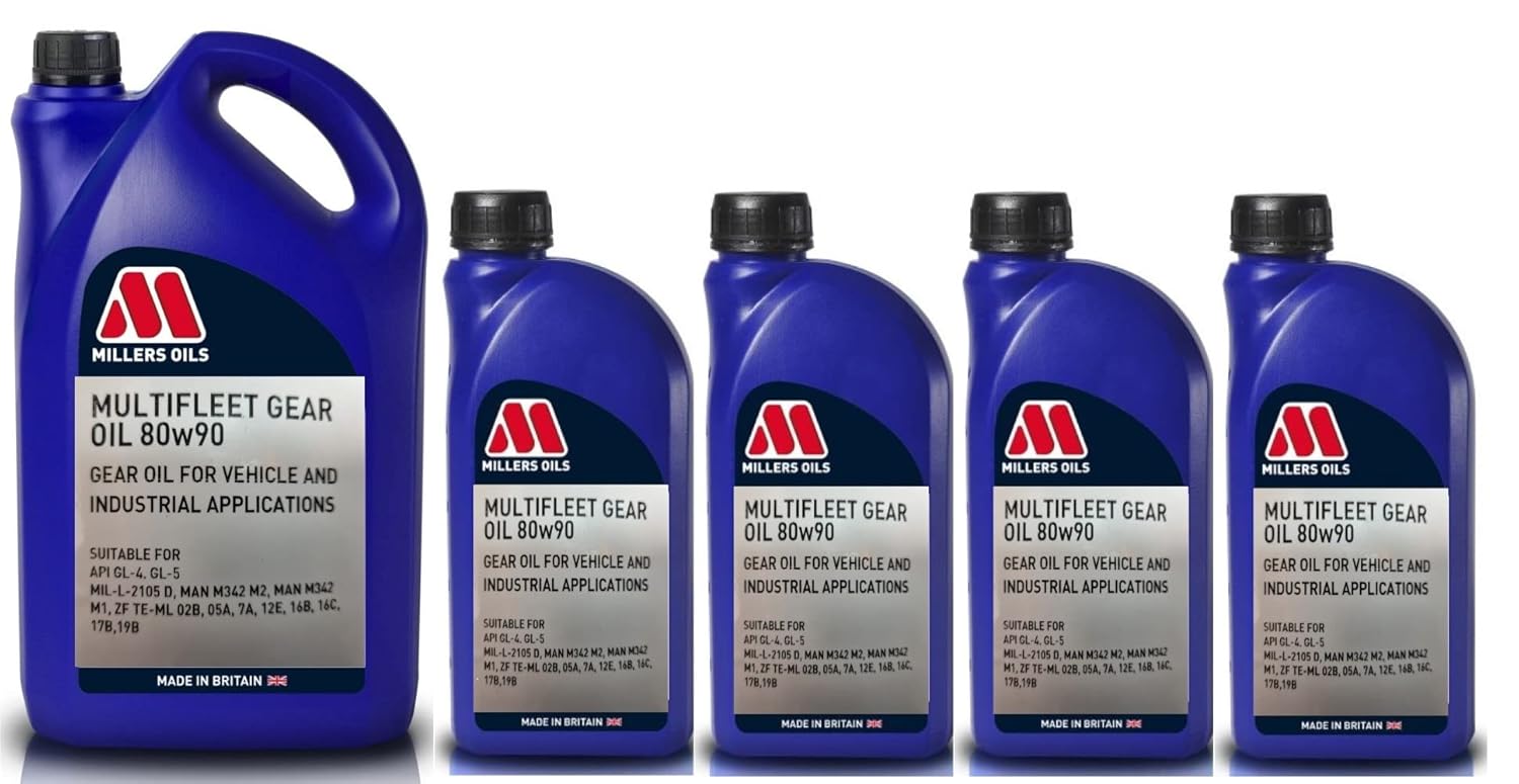 Millers Oils Multifleet 80W90 GL4 GL5 Gear Oil, 9 Litres Amazon.co.uk