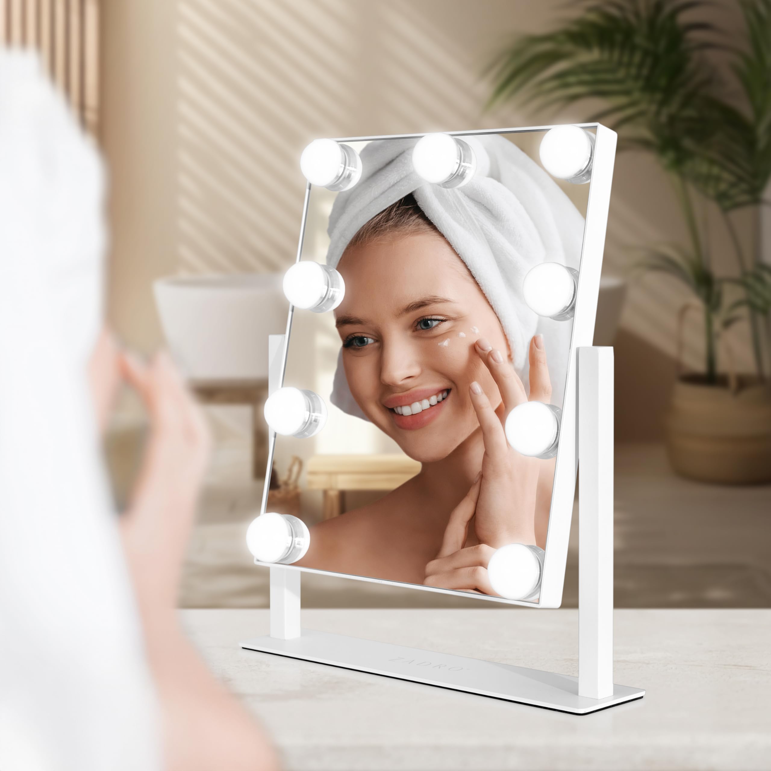 Amazon.co.jp: Zadro ハリウッドライト付きバニティミラー 9つのLED