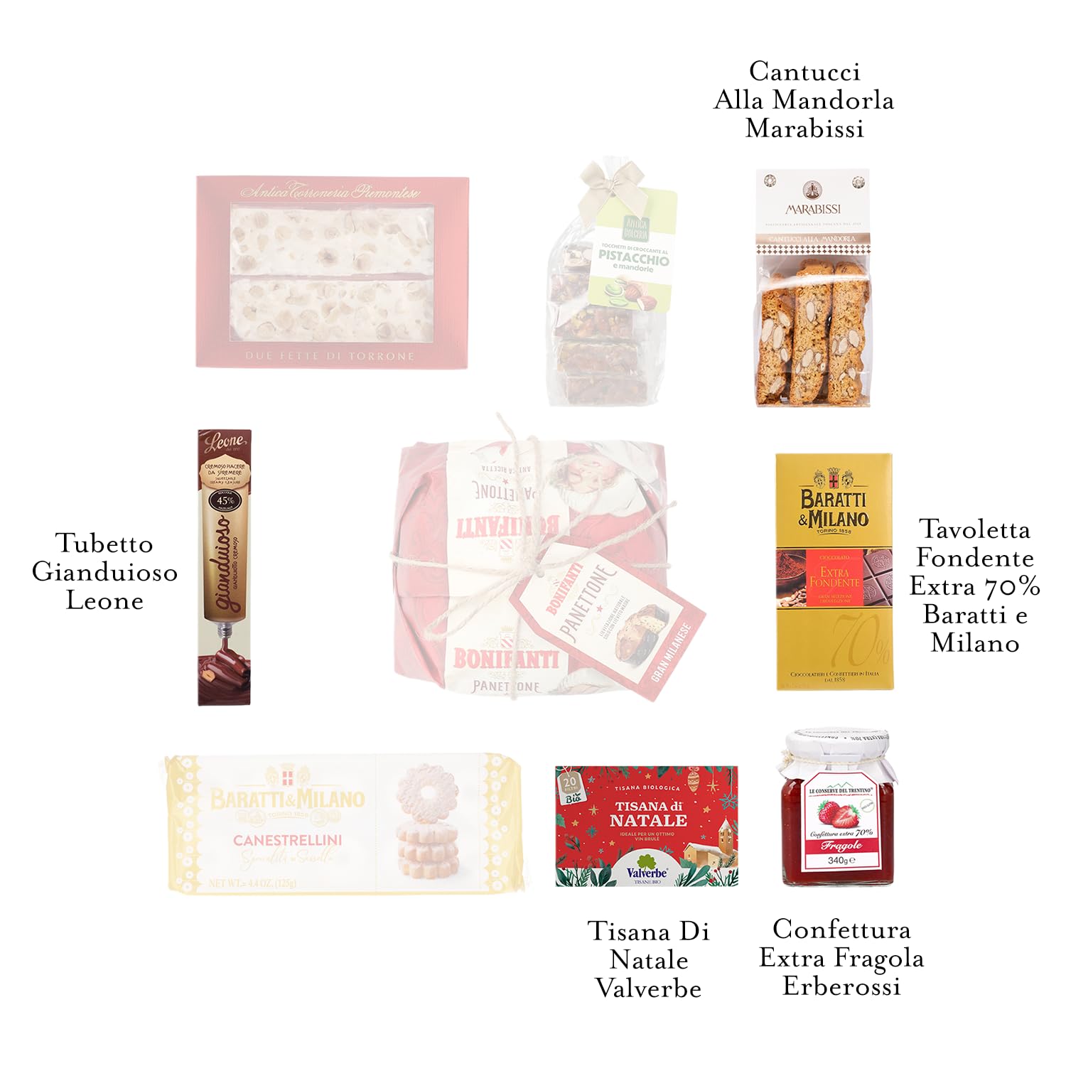 EATALY – Peccati di Gola – Cesto Gastronomico con Specialità Italiane – Box con 9 Dolci Golosi – Confezione Elegante – Perfetto per Regali e Occasioni Speciali