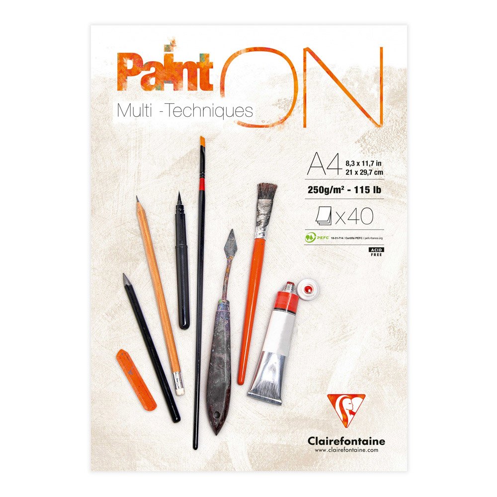 Clairefontaine Paint on Glued Pad A4