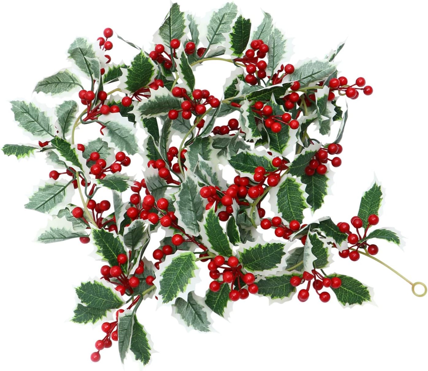 ARTIBETTER 2pcs Imitated Christmas Rattan Pendant Festive Red Fruit Decor for Holiday Parties Vibrant Hanging Ornament for Christmas Tree Mantel Stair Handrail