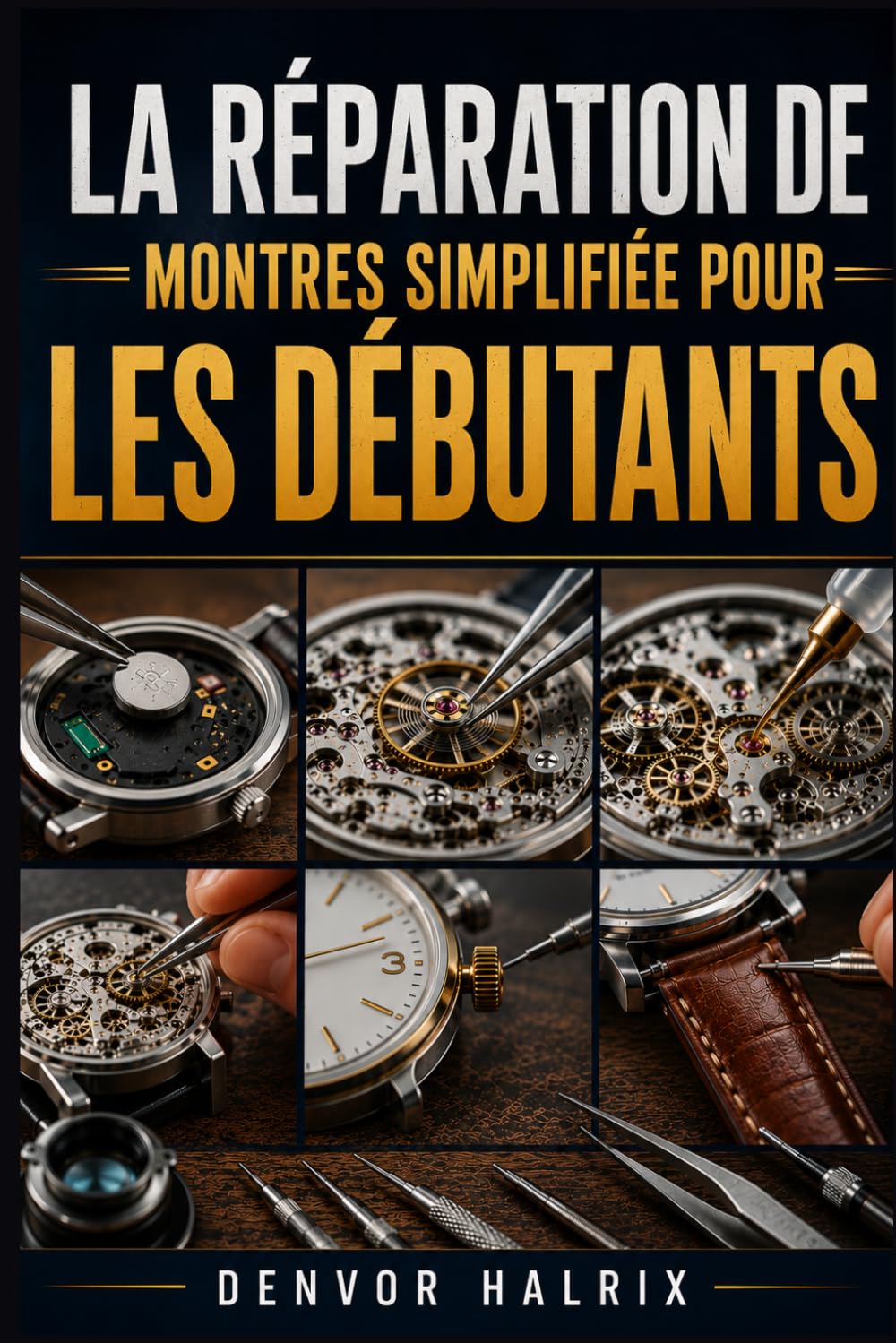 LA RÉPARATION DE MONTRES SIMPLIFIÉE POUR LES DÉBUTANTS: Guide pas à pas pour comprendre les composants, identifier les mouvements, dépanner les pannes et effectuer des réparations de base