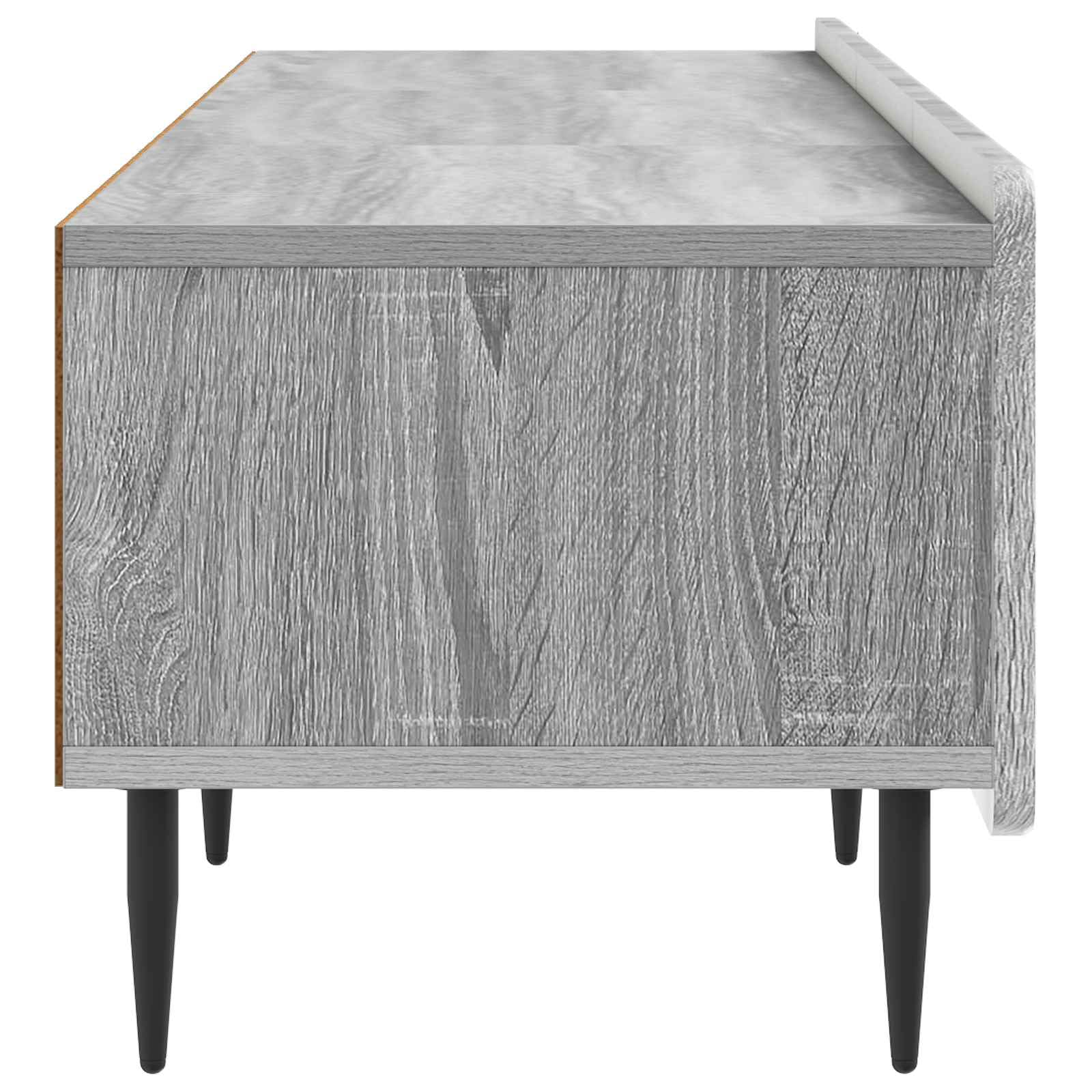 Mobile basso per TV, grigio Sonoma, 147 x 34,5 x 32 cm, in legno