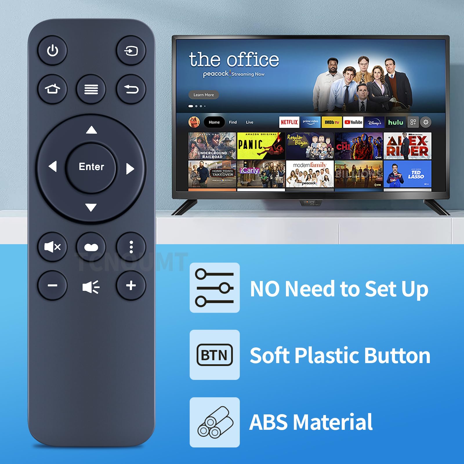 TCNOUMT Replacement Remote Control fit for Optoma BR-3071N UHL55 UHD55 UHD566 UHZ50 BR-3081B Projector Remote Control - Image 3