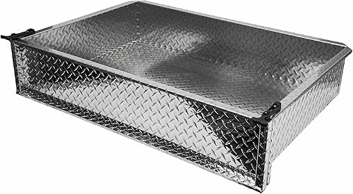 Miniatura 5 de GTW Kit de caja de carga de aluminio para carrito de golf EZGO TXT (95-Up)  Placa de diamante  Incluye caja de carga y soportes de montaje