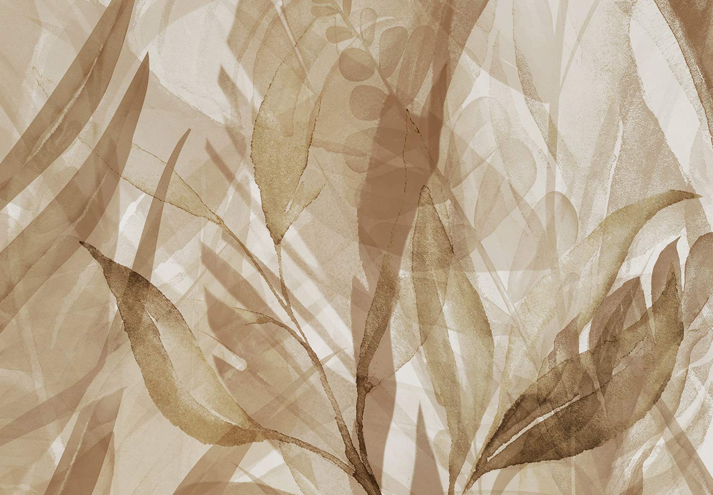 murando - Fototapete Vlies Blätter, 450x315 cm, Schlafzimmer, Wohnzimmer | Full HD Druck, 3D-Effekt, lichtbeständige Farben, ideal fürs Wohn- oder Schlafzimmer, schnelle Montage, lichtbeständig, edel