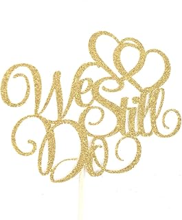 Atelier Elegance We Still Do Cake Topper, Anniversary Cake Topper, Vow Renewal, Hearts
