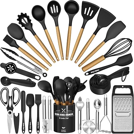 Kitchen Utensils Set- 34PCS Silicone Cooking Utensils
