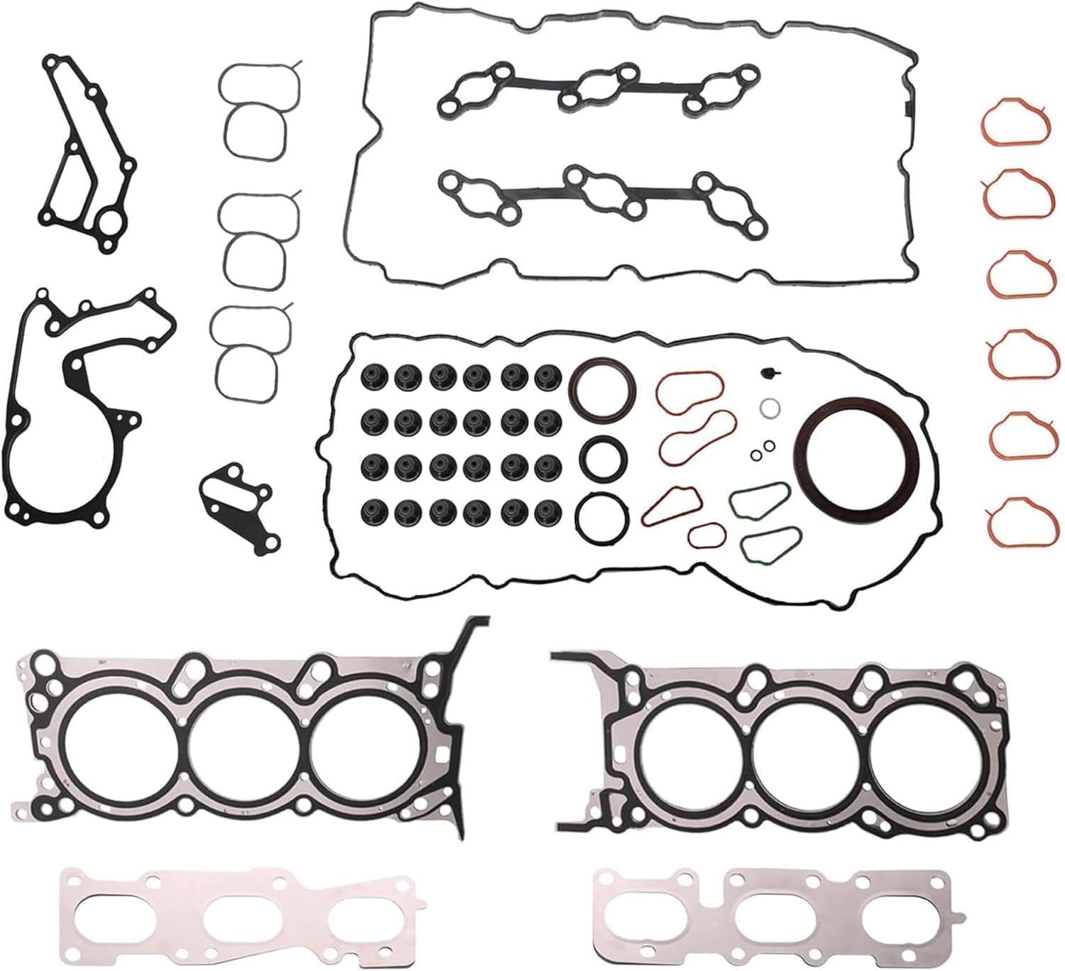 3.3L 3.5L Engine Head Gasket Set Cylinder Head Gasket Kit For Kia Sedona Sorento Cadenza 2011-2020 For Hyundai Azera Santa Fe 2010-2019 V6 2010-2019 Replace 223113CGA0 22311-3CGA0 22311-3CGA5