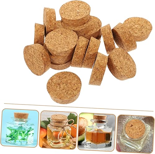 Miniatura 4 de STOBAZA 20 tapones de corcho para botellas de madera, con mensajes de deseos, madera de vidrio para champán, manualidades, decoración, fabricación