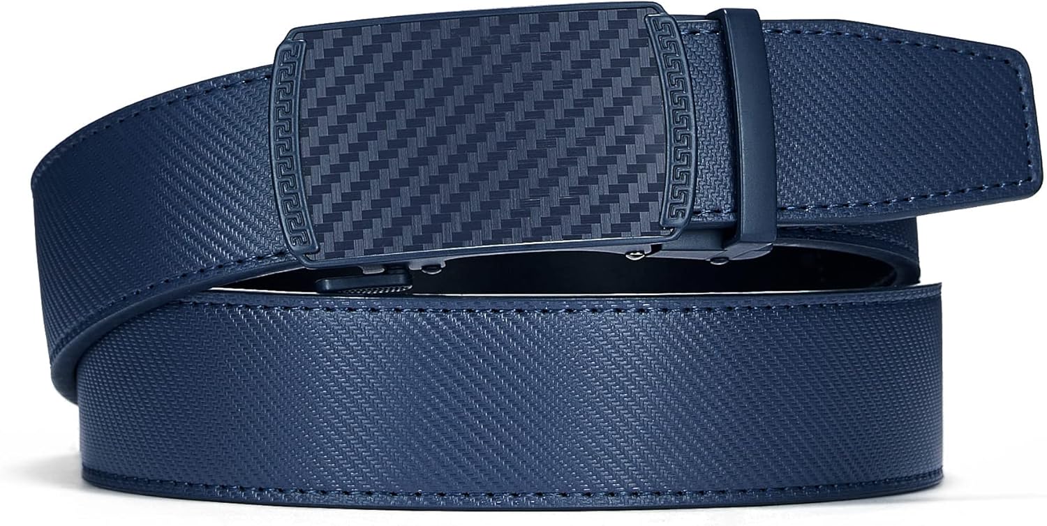 CHAOREN Mens Belt Leather Ratchet Belt - Customizable Fit, Effortless Style (35mm) - Image 5