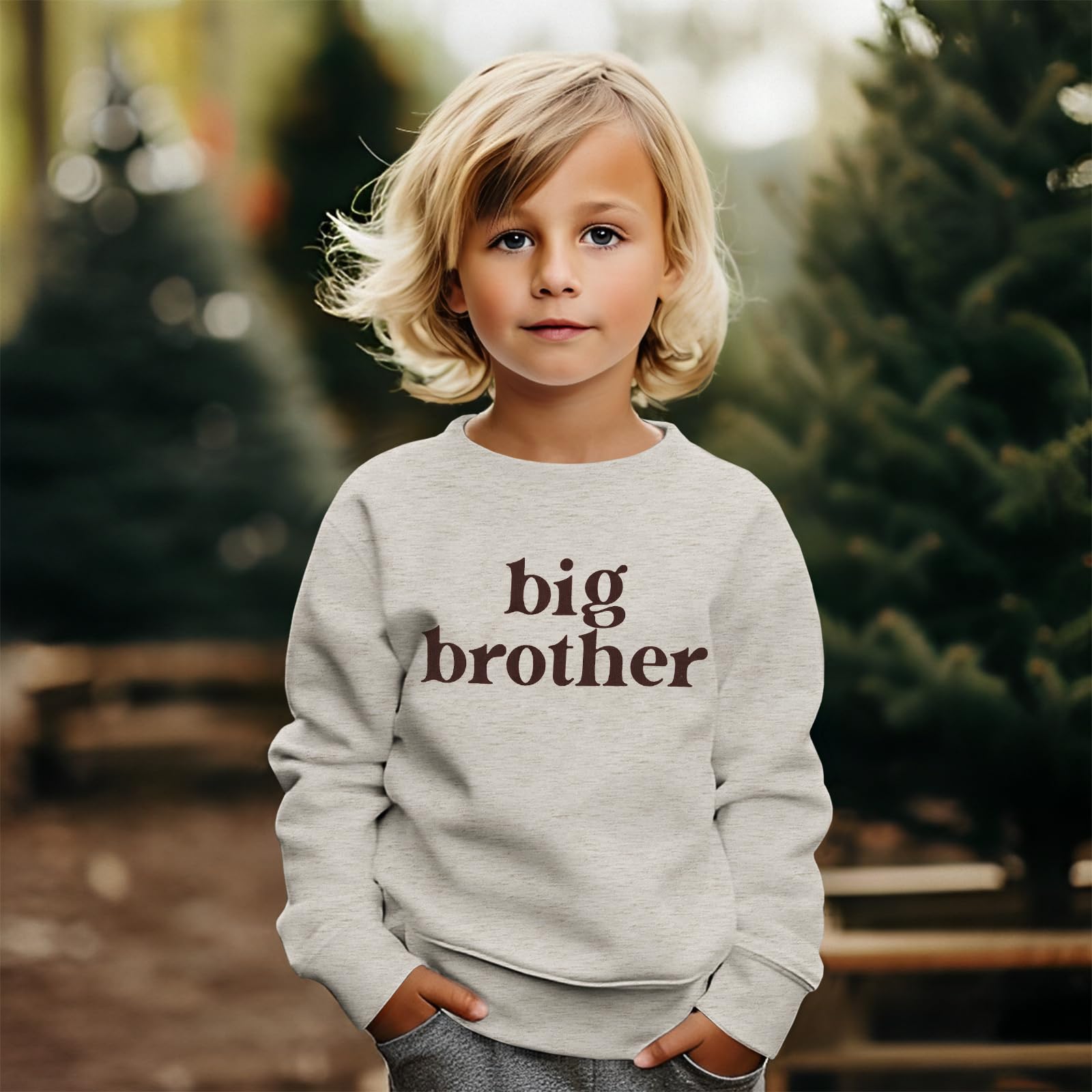 CM C&M WODRO Big Brother Baby Pullover Großer Bruder Sweatshirt Jungen Kinder Kleidung Neugeborenen Outfit Rundhals Langarm Oberteile Autumn Winter Pulli Geschwister Matching Babykleidung