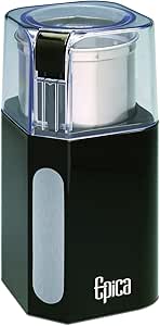 Epica Electric Coffee Grinder &amp; Spice Grinder -Stainless Steel Blades and Removable Grinding Cup for Easy Pouring- Strongest Motor on the Market For Fastest and Most Efficient Grinding …