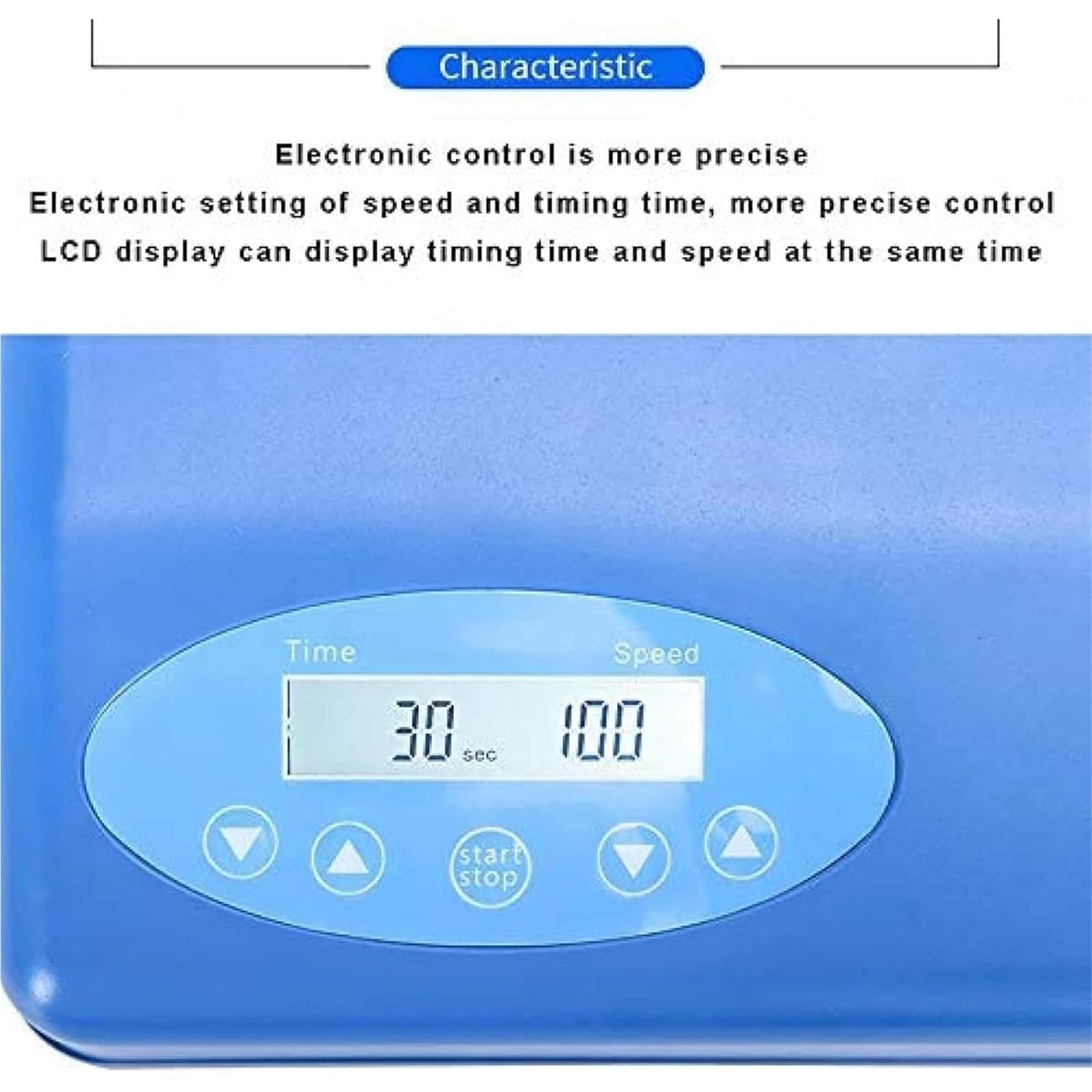 Labor-Rollenmischer, digitaler Reagenzflaschenschüttler mit 4 Rollen, multifunktionaler Mischer mit LCD-Digitalanzeige und Zeitschaltuhr für effizientes Mischen, ideal für Biologie und chemi