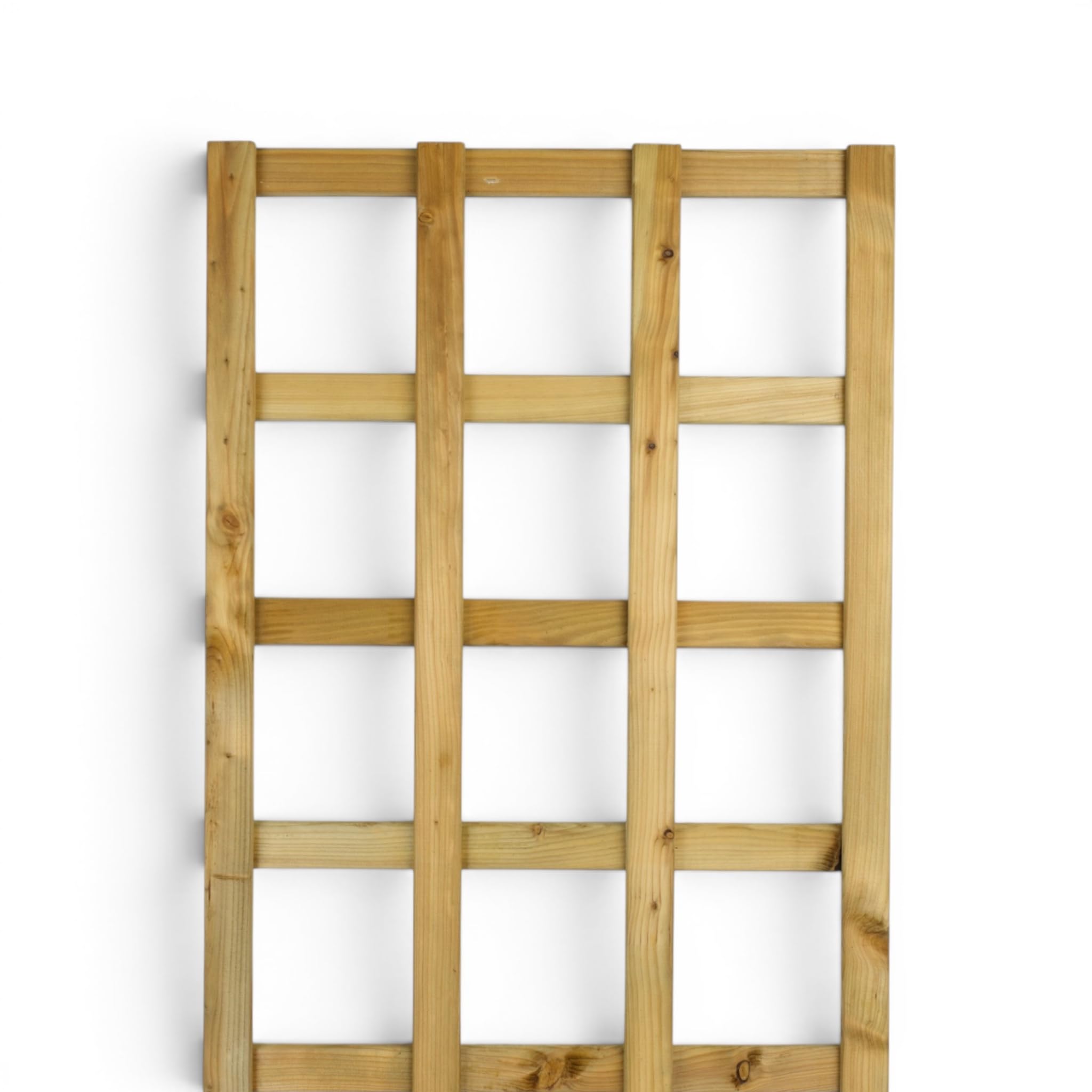 Rankgitter Holz 60x180 cm – KDI imprägniert – Rankhilfe für Kletterpflanzen, Rosen & Clematis – wetterfestes Holzgitter für Garten, Terrasse, Sichtschutz & Hauswand – Modell Schonberg (1)