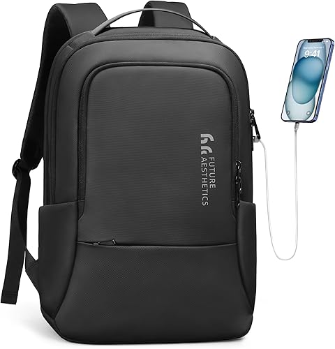 hk Mochila de viaje para laptop, Negro -