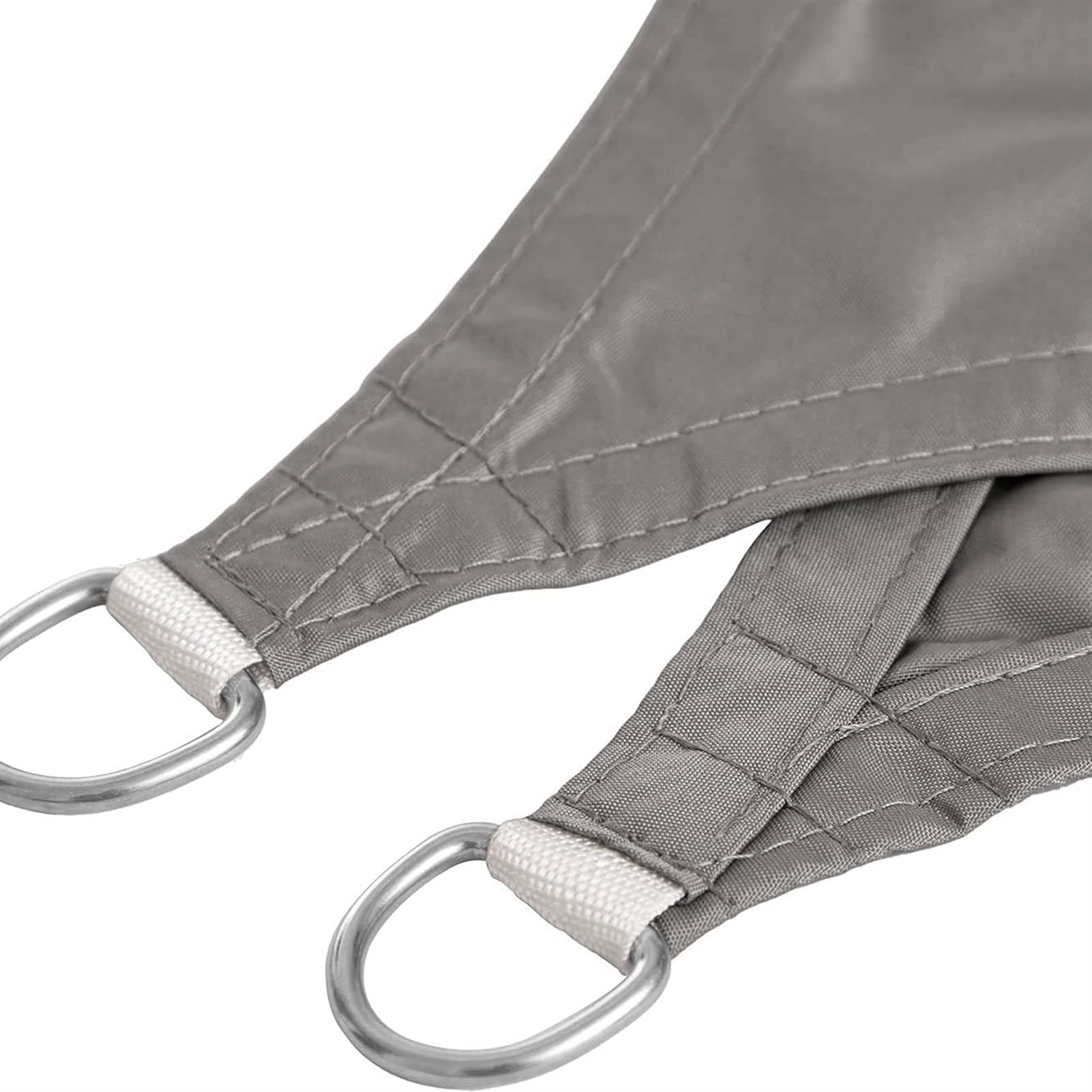 Parasole Rettangolare 3x4m Baldacchino Impermeabile 98% Blocco UV per Giardino Patio Esterno, Grigio Chiaro