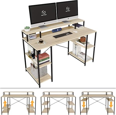 ergonomic desk with storage
