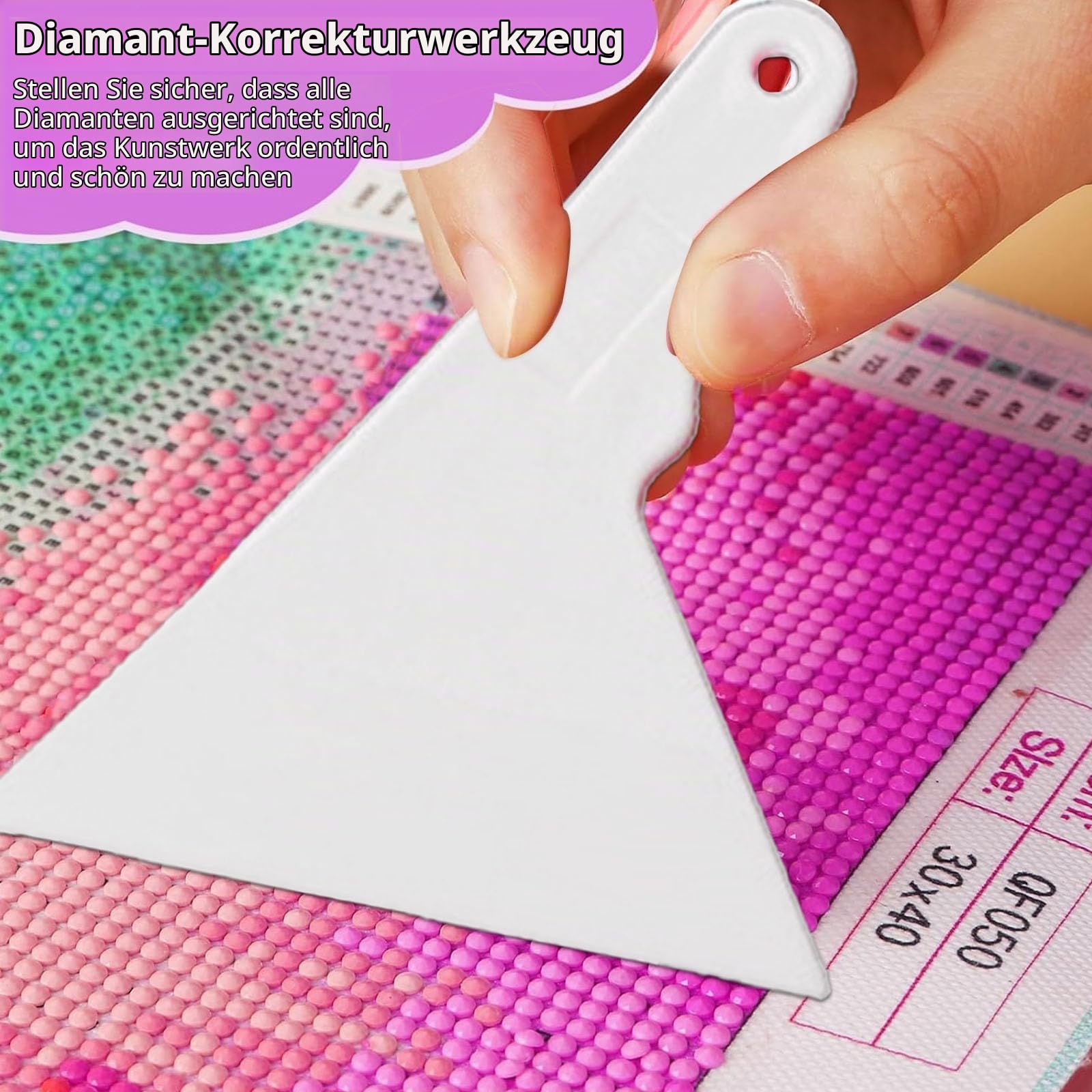 DNSGOOR 247Pcs All Inclusive Diamond Art Zubehör Kit Diamond Malerei A3 LED Diamant Painting Lichtplatten Diamond Painting Versiegelung Aufbewahrungsbox 5D Malerei Werkzeuge für DIY