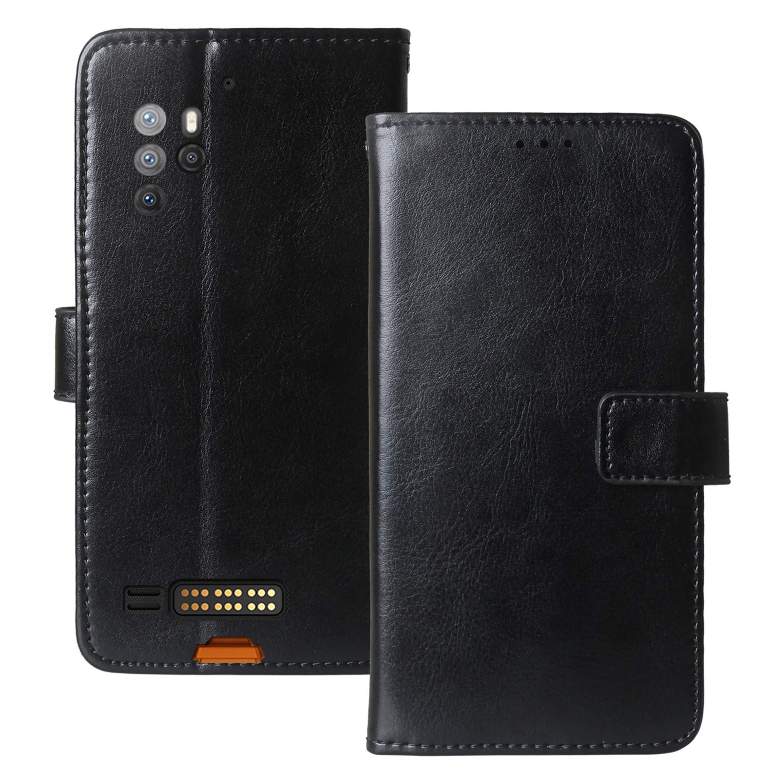 Lankashi Stand Premium Retro Business Flip Leather Case Protector Bumper for OUKITEL WP10 6.67