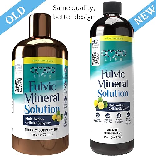 Miniatura 2 de Mineral de ácido fúlvico - Apoya el intestino, la digestión, el cerebro y el sistema inmunológico, aminoácidos esenciales y minerales traza - 16 oz