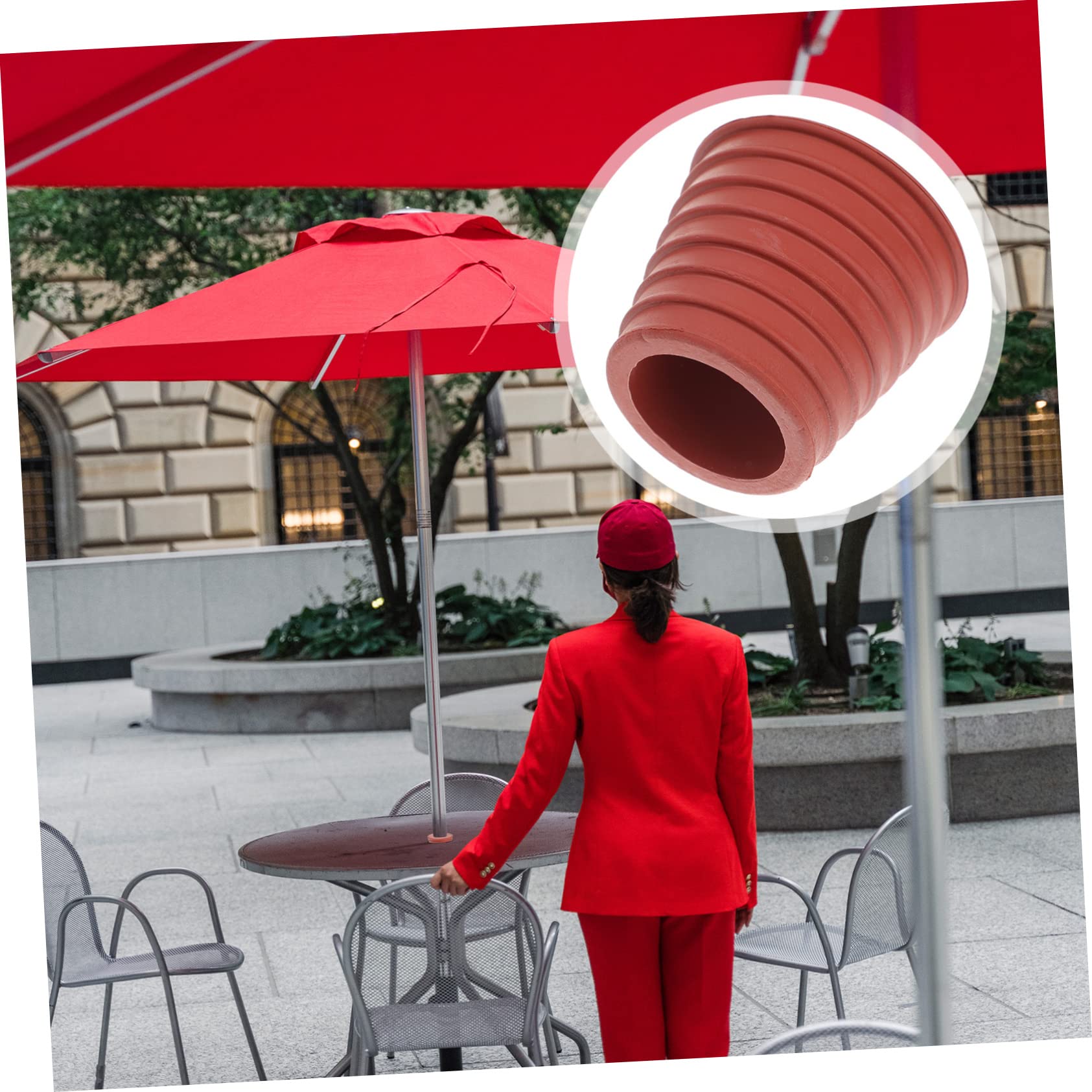 amazon patio umbrella cone GAROZATION Rubber Wedge for Outdoor Table Parasol Hole Easy to Install Umbrella Stabilizer for Wind Resistance and Scratch Protection : Patio, Lawn & Garden Maintenance Authentic Helmet Denver Broncos Color:Burnt Chili
