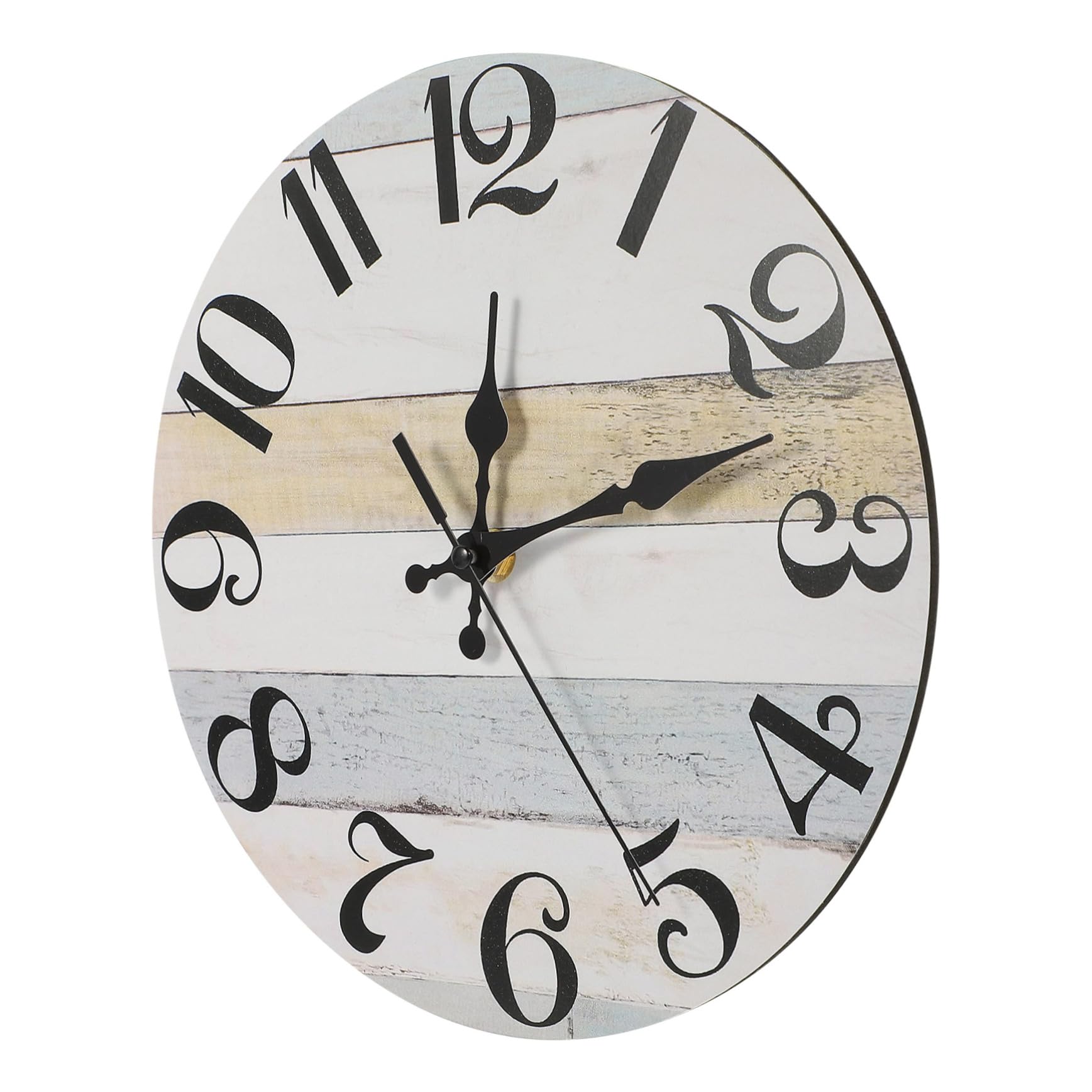 Horloge ronde silencieuse moderne pour salon et bureau