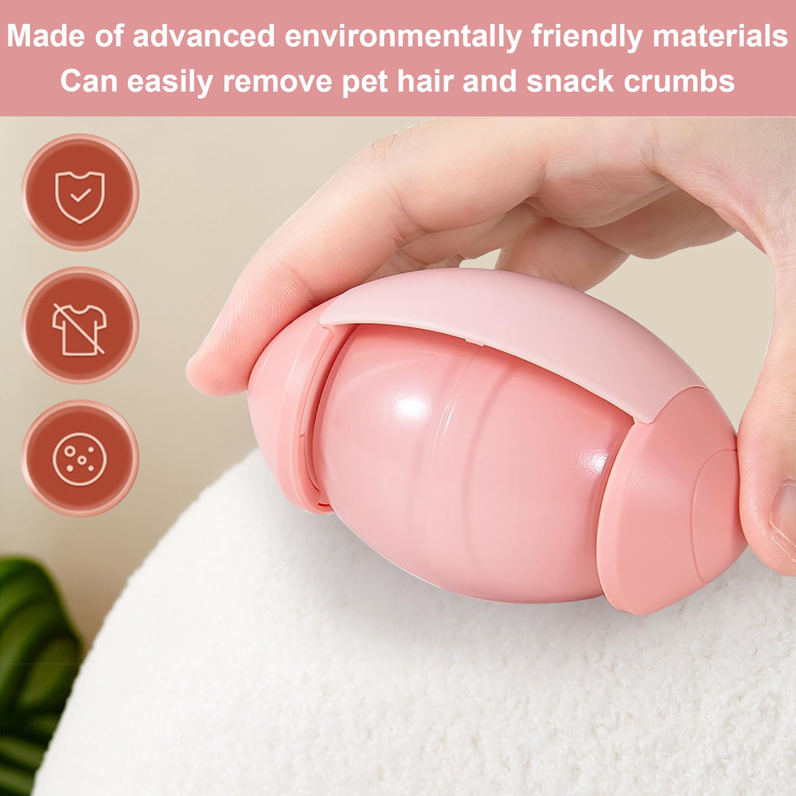 Rouleau Anti-poils Réutilisable En Gel - Autocollant Lavable Pour Vêtements, Meubles, Voyage - Vert