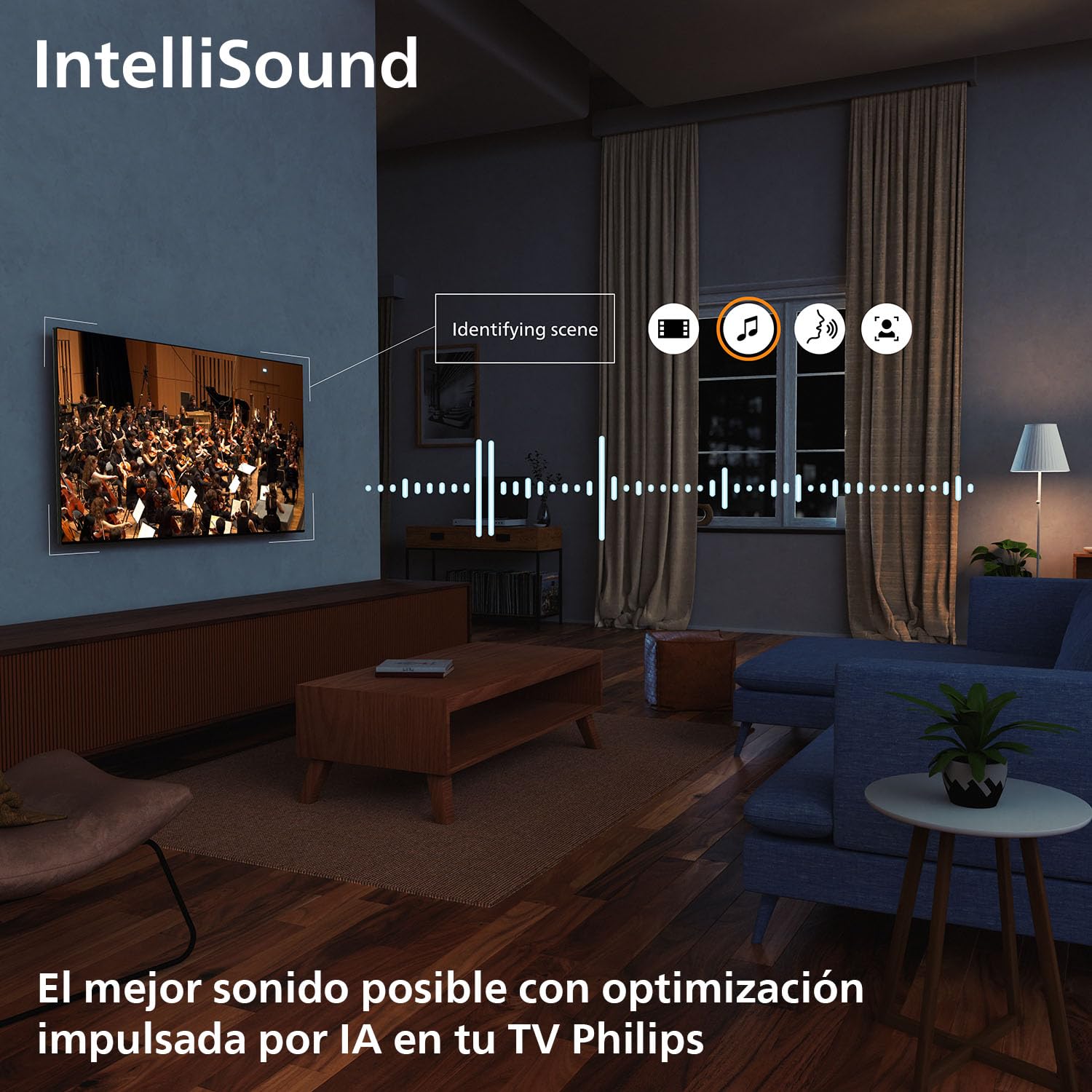 Philips 55PUS7200 Smart TV 4K LED - Pantalla de 55 Pulgadas con Plataforma Titan OS, Pixel Precise Ultra HD y Sonido Dolby Atmos - Funciona con Alexa y con el Asistente de Voz de Google