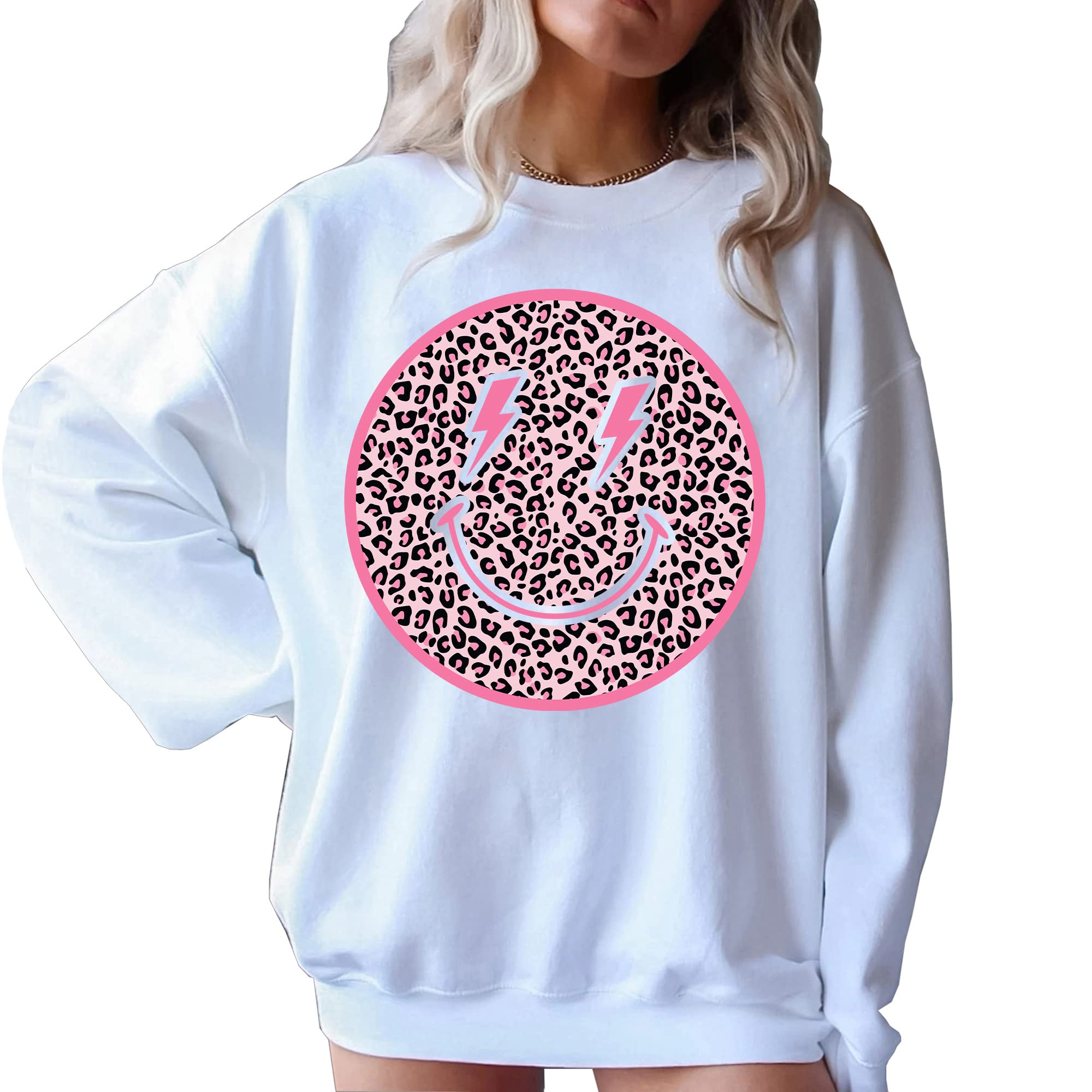 Amazon.com: Smilye Lightningg Bolt Sweatshirt, Happy Face Lightningg Bolt  Shirt, Smilye Preppy Sweatshirt, Smile Face Aesthetic Clothes, Aesthetic  Hoodies For Teen Girls, Aesthetic Clothes For Girls Design-18 : Clothing,  Shoes u0026 Jewelry