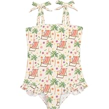 senya Toddler Girls Swimming Bathing Suit Swimsuit Infant One-Piece Swimwear Kid Baby 18M Clownfish Starfish