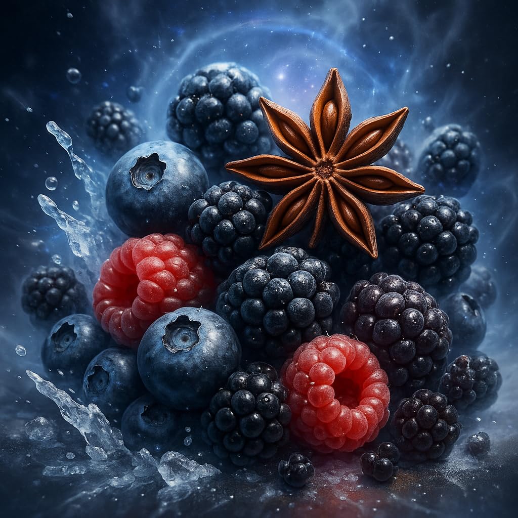 Frozen Nebula mix di bacche anice ghiaccio aroma concentrato - vegano - Sasami - 100ml