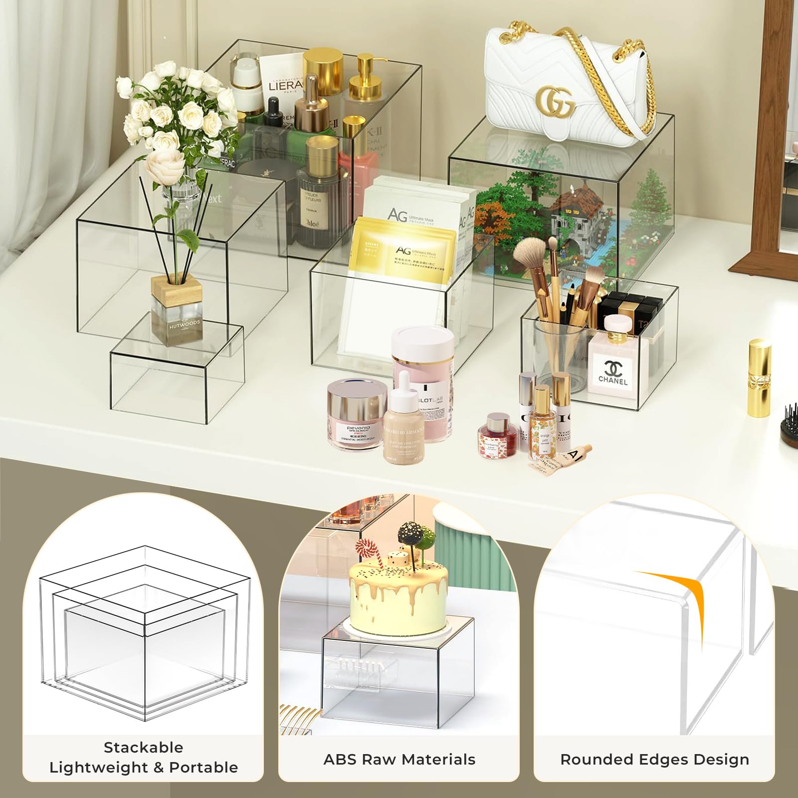 Presentoir Aperitif Buffet Cube Lot De 6 Presentoir A Gateau