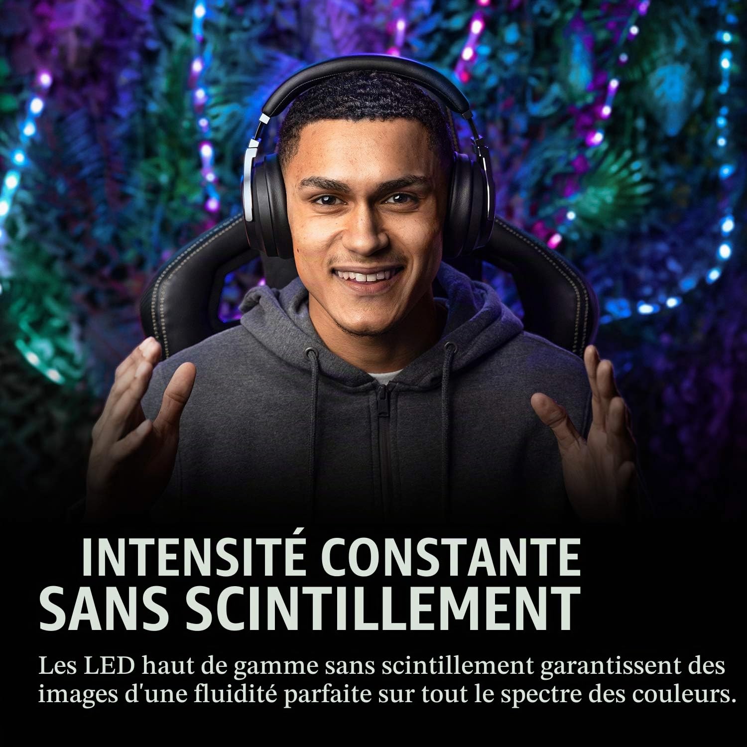 Elgato Light Strip, système d’éclairage intelligent avec 16 millions de couleurs, blanc chaud ou froid, contrôle sur iOS/Android, PC/Mac, Stream Deck, idéal pour le gaming, le streaming et la maison